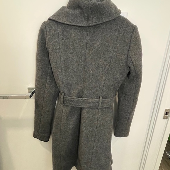 Bebe wool wrap coat grey - Picture 3 of 7